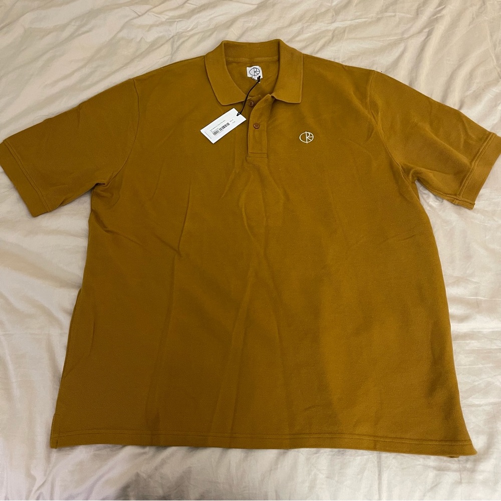 NWT Polar Skate Co Polo Shirt - Golden Brown